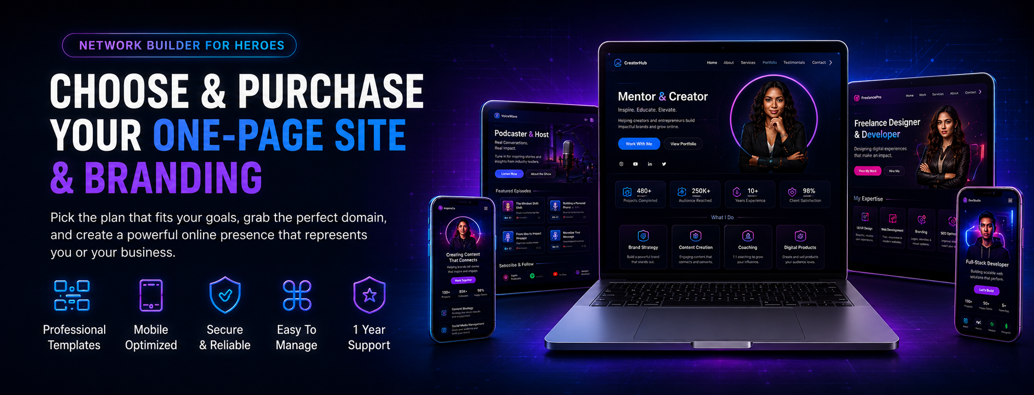 Hero Builder Network Builder for Heroes